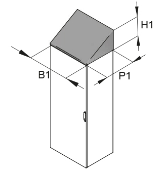 tetto parapioggia armadi elettrici