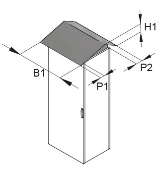 tetto parapioggia armadi inox