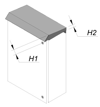 Gehäuse - Regendach