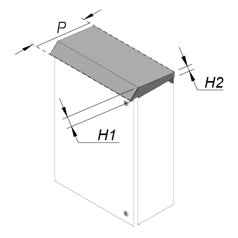 Casse - Tetto parapioggia