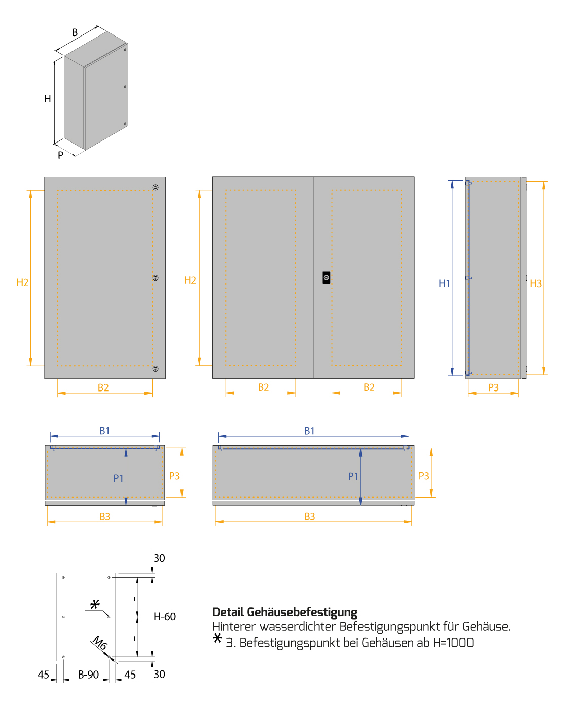 TECHNISCHE ZEICHNUNG - GEHÄUSE CC