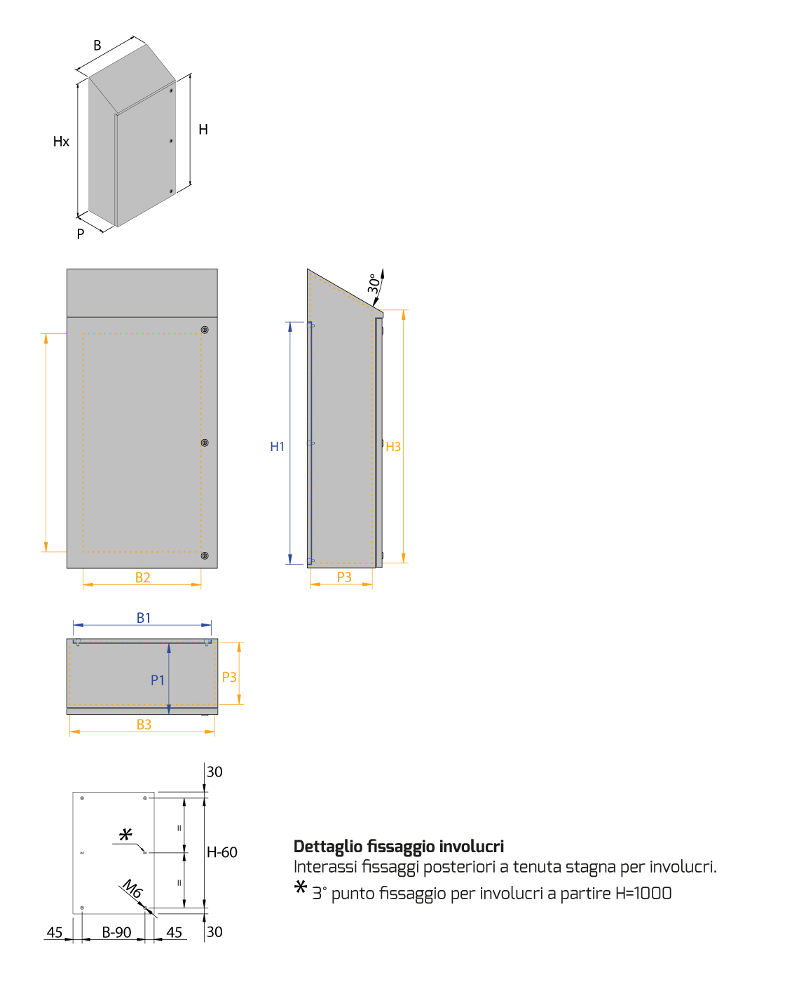 Disegno tecnico - cassa CH