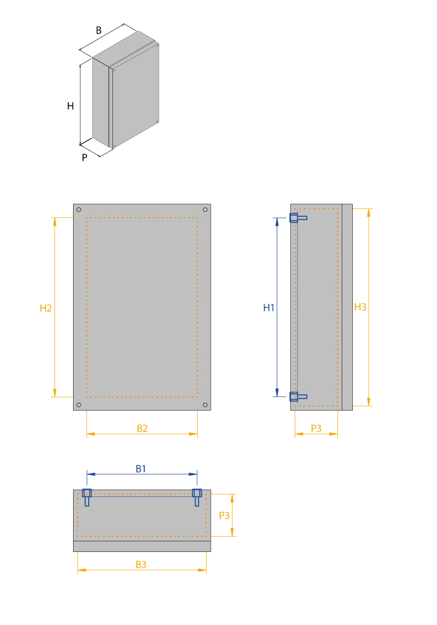 Dessin technique - Coffrets de junction SC